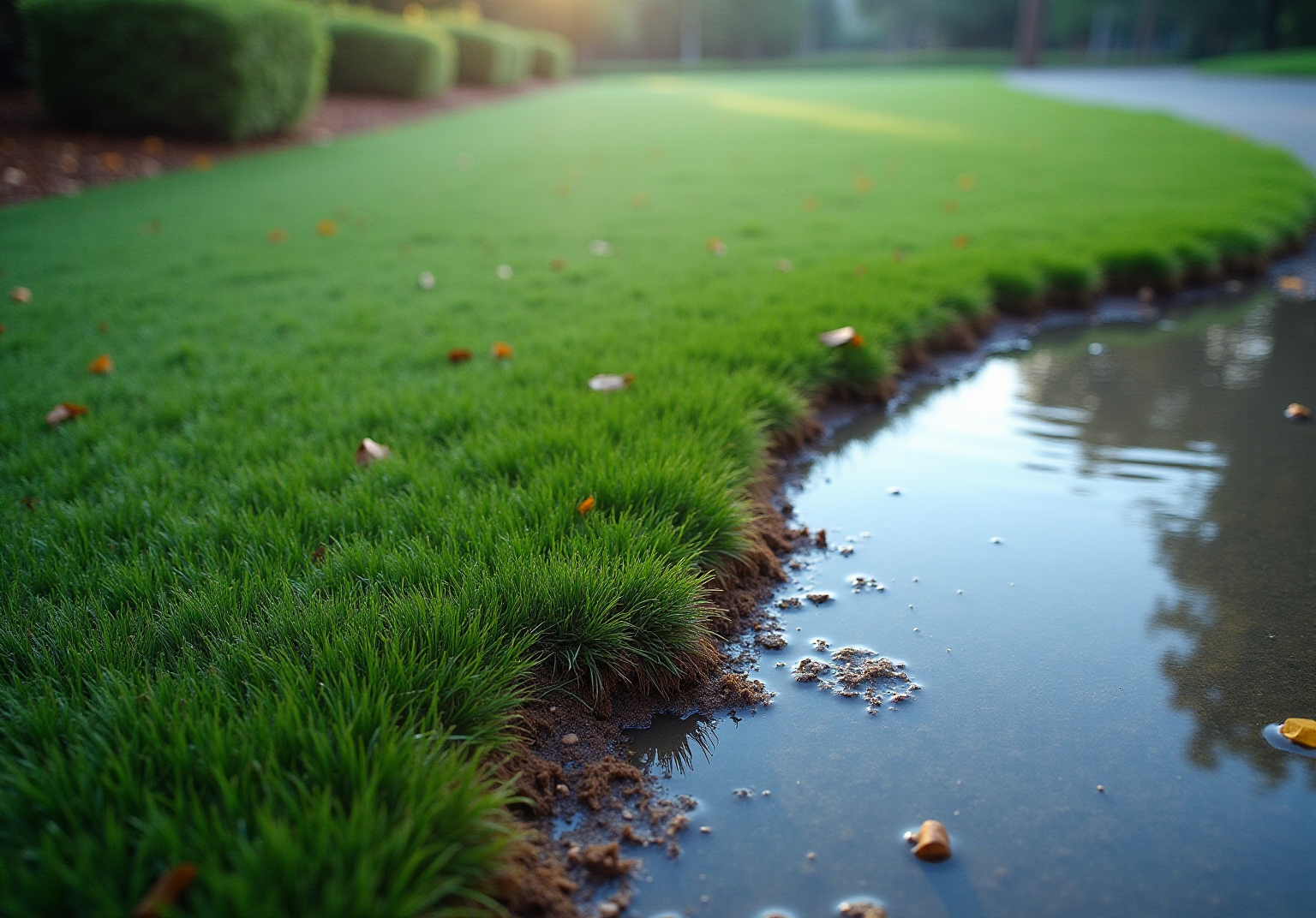 4 Solutions for Common Artificial Turf Drainage Problems