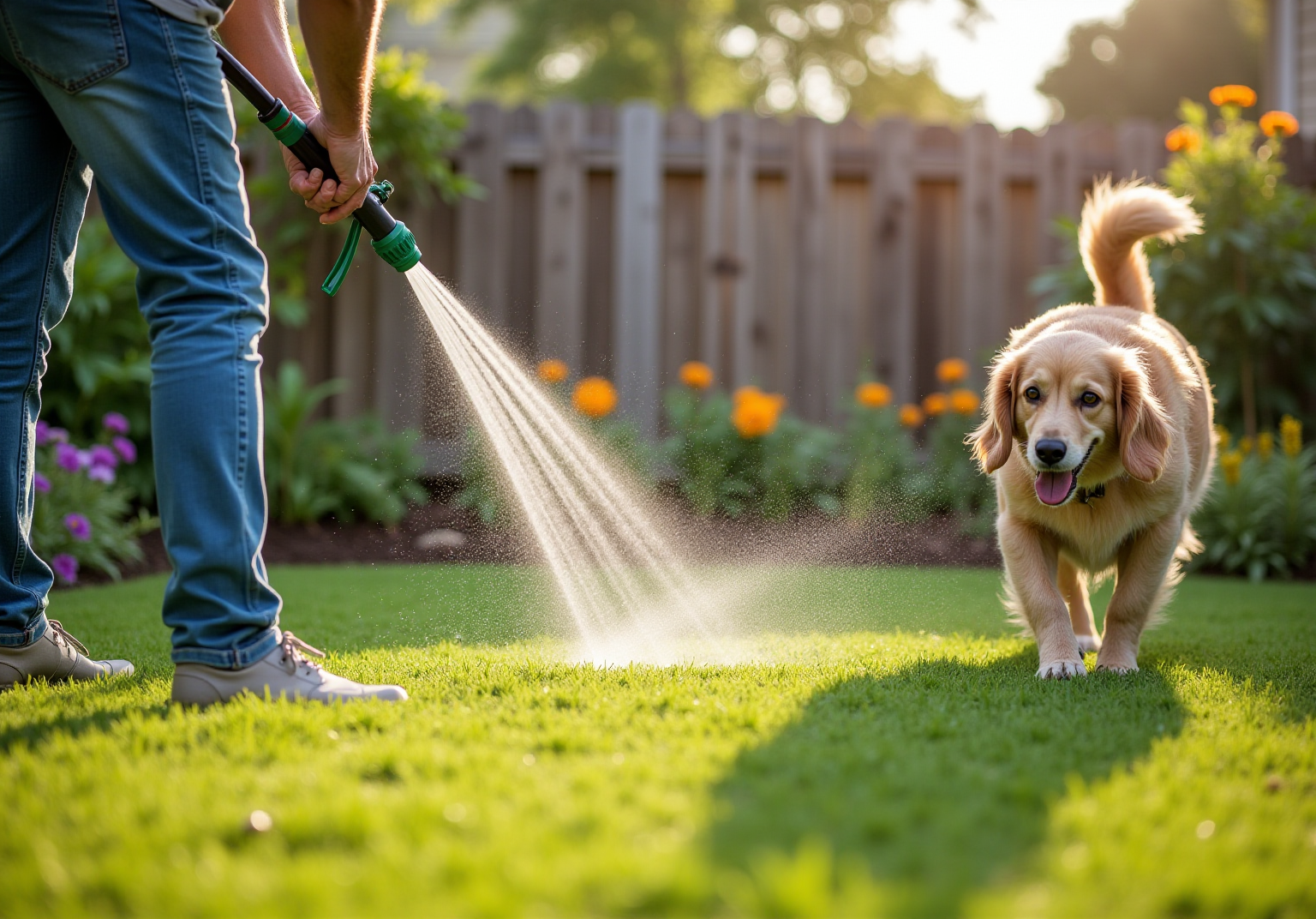 4 Steps on How to Clean Artificial Grass from Dog Urine