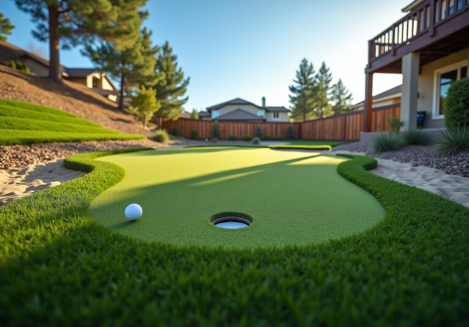 Create Your Turf Putting Green Backyard in 4 Simple Steps