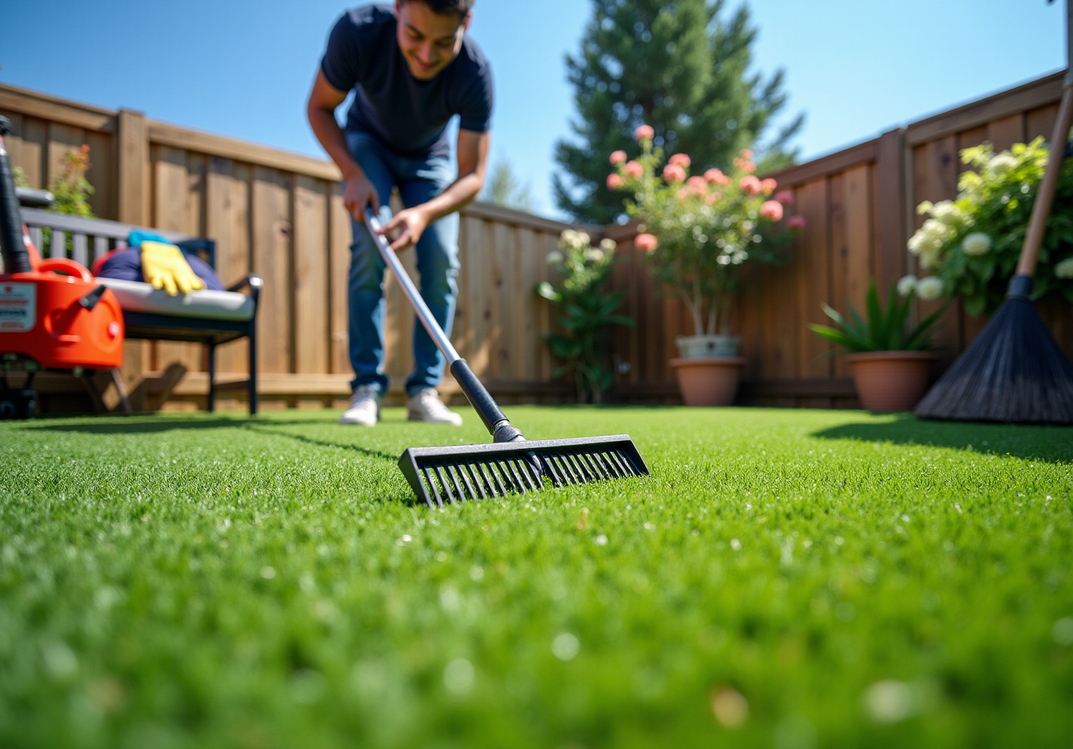 How to Rake Artificial Turf: 4 Essential Steps for Homeowners