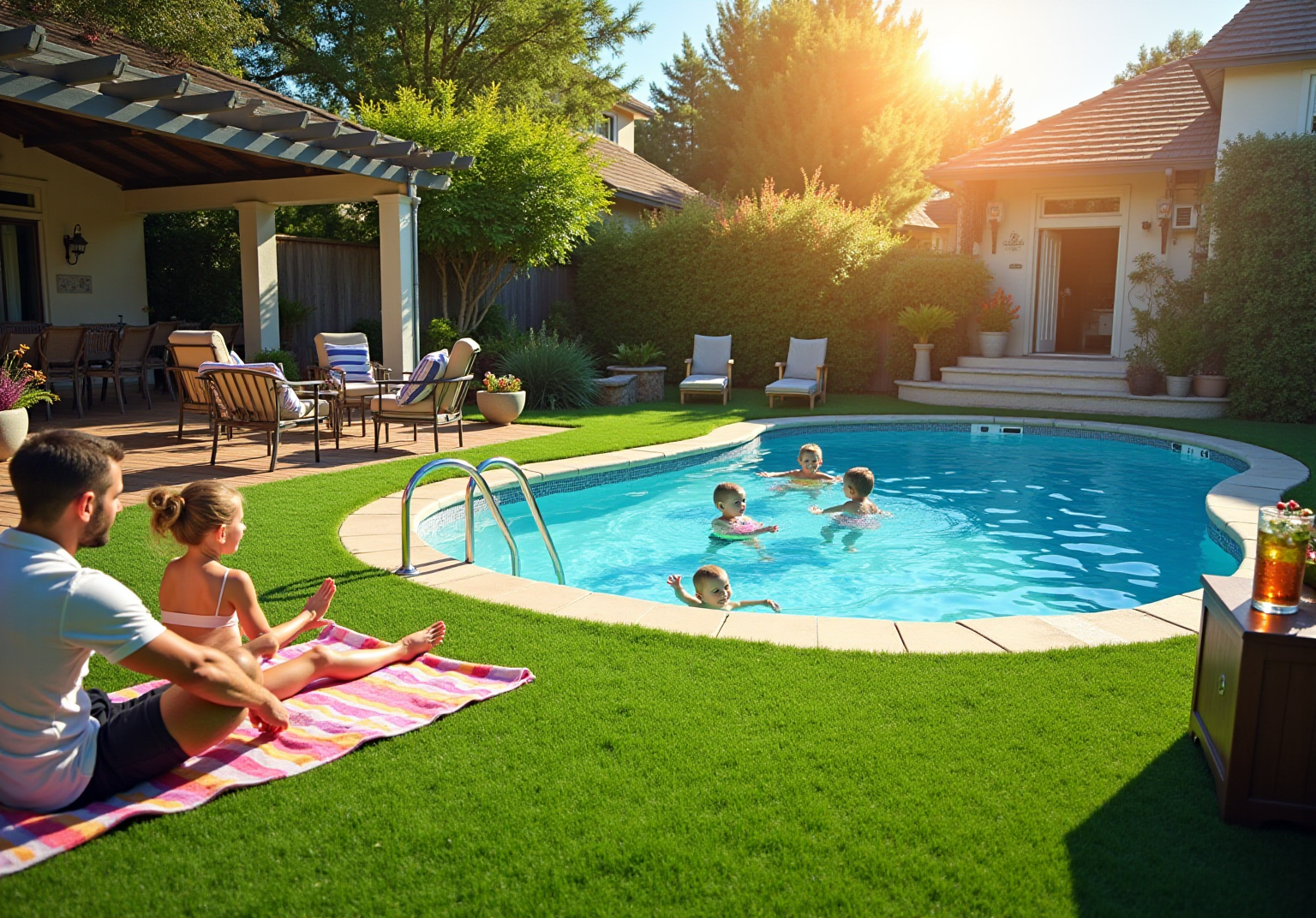 Why Homeowners Choose Artificial Turf for Poolside Areas